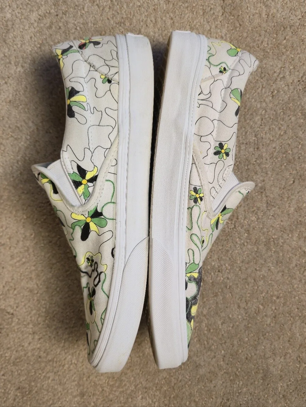 VANS Classic Floral Doodle Men's Size 10 Slip-On